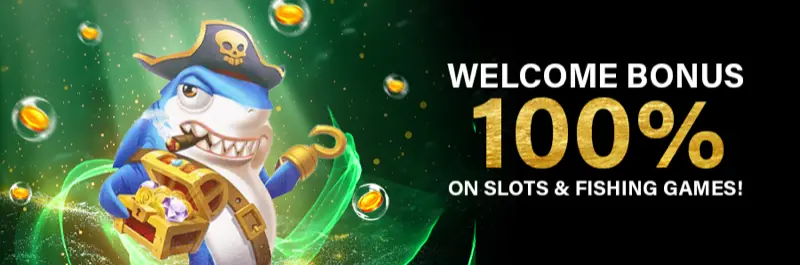 E2Bet Hong Kong welcome bonus — 100% extra on slots and fishing games