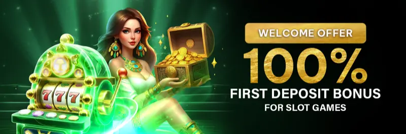 E2Bet Indonesia slot welcome bonus — 100% first deposit bonus for slot games