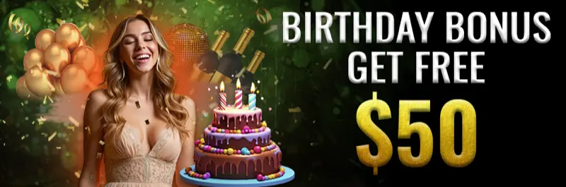 E2Bet Cambodia birthday bonus — claim 50 USD free on your birthday every year