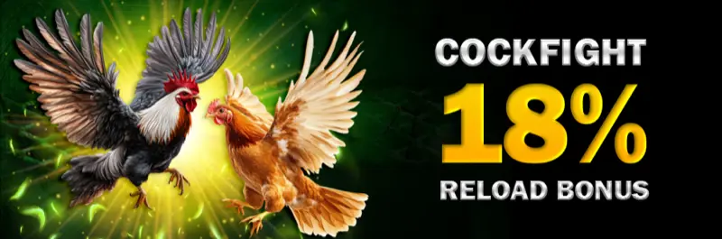 E2Bet Cambodia cockfight daily reload bonus — 18% extra on SV388 and CFE betting
