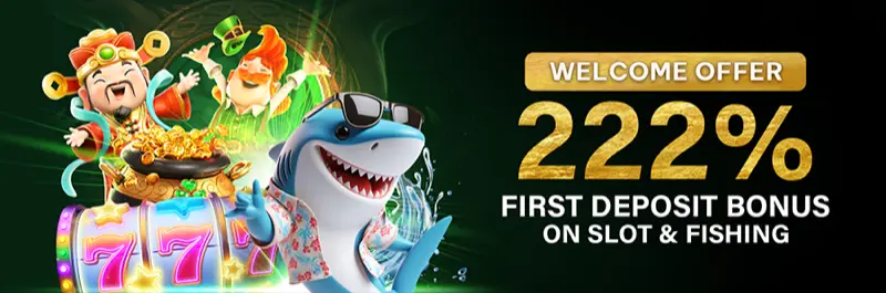E2Bet Malaysia welcome bonus — 222% first deposit match on online slots and fishing games