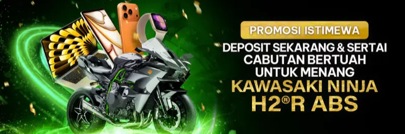 E2Bet Malaysia tawaran istimewa: deposit sekarang untuk sertai cabutan motosikal Kawasaki Ninja H2R ABS