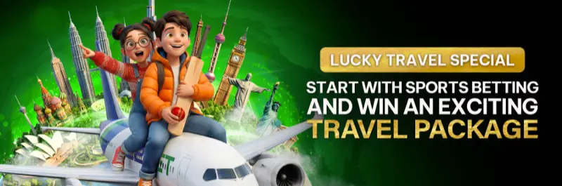 E2Bet Pakistan lucky travel offer — place sports bets and win an international travel package