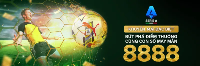 E2Bet Việt Nam — Serie A con số may mắn 8888 thưởng lớn nhà cái uy tín